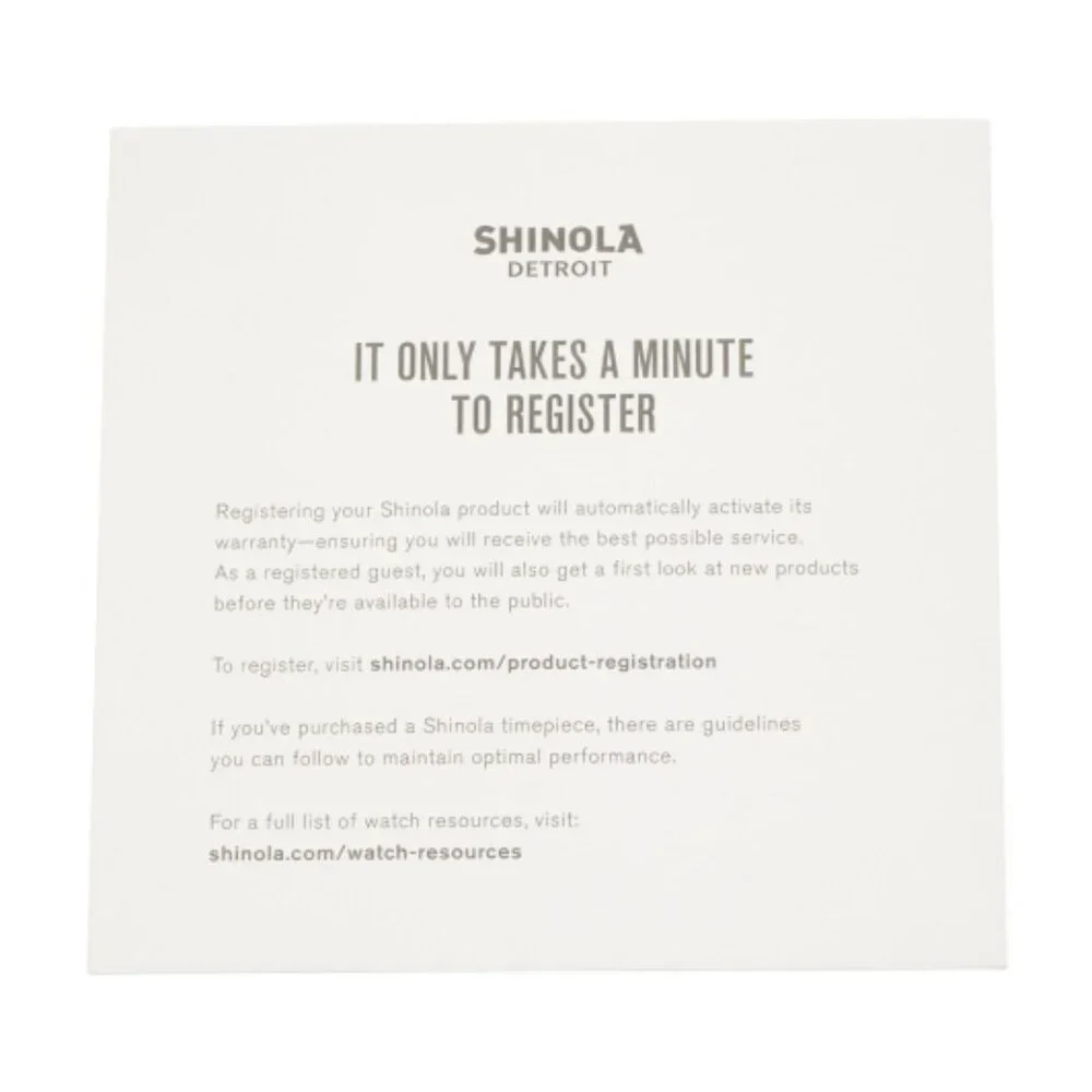 Shinola brand new